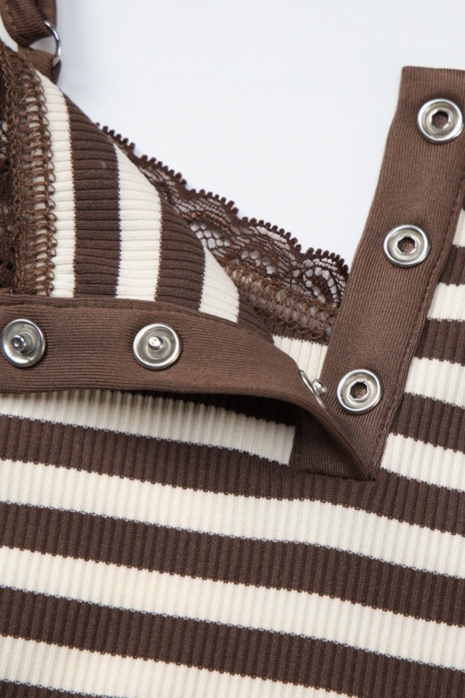 Cocoa Stripe Cami Top