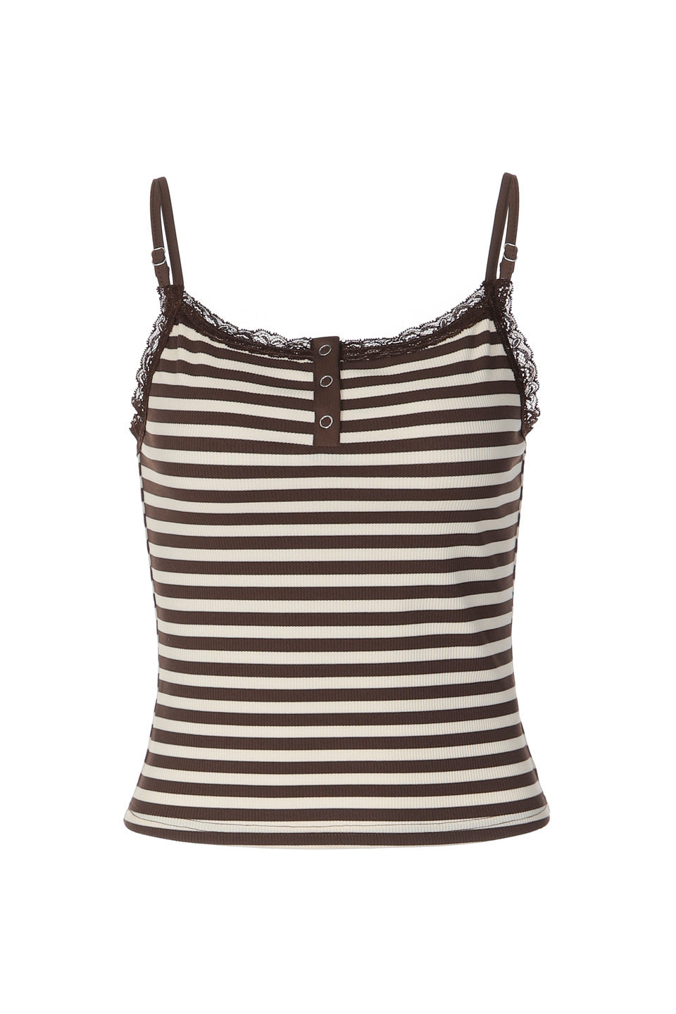 Cocoa Stripe Cami Top