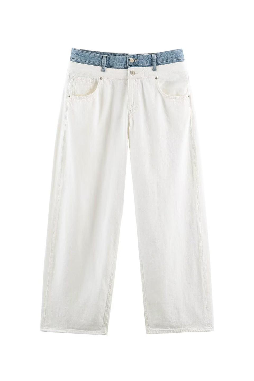 Double Waist Denim Jeans