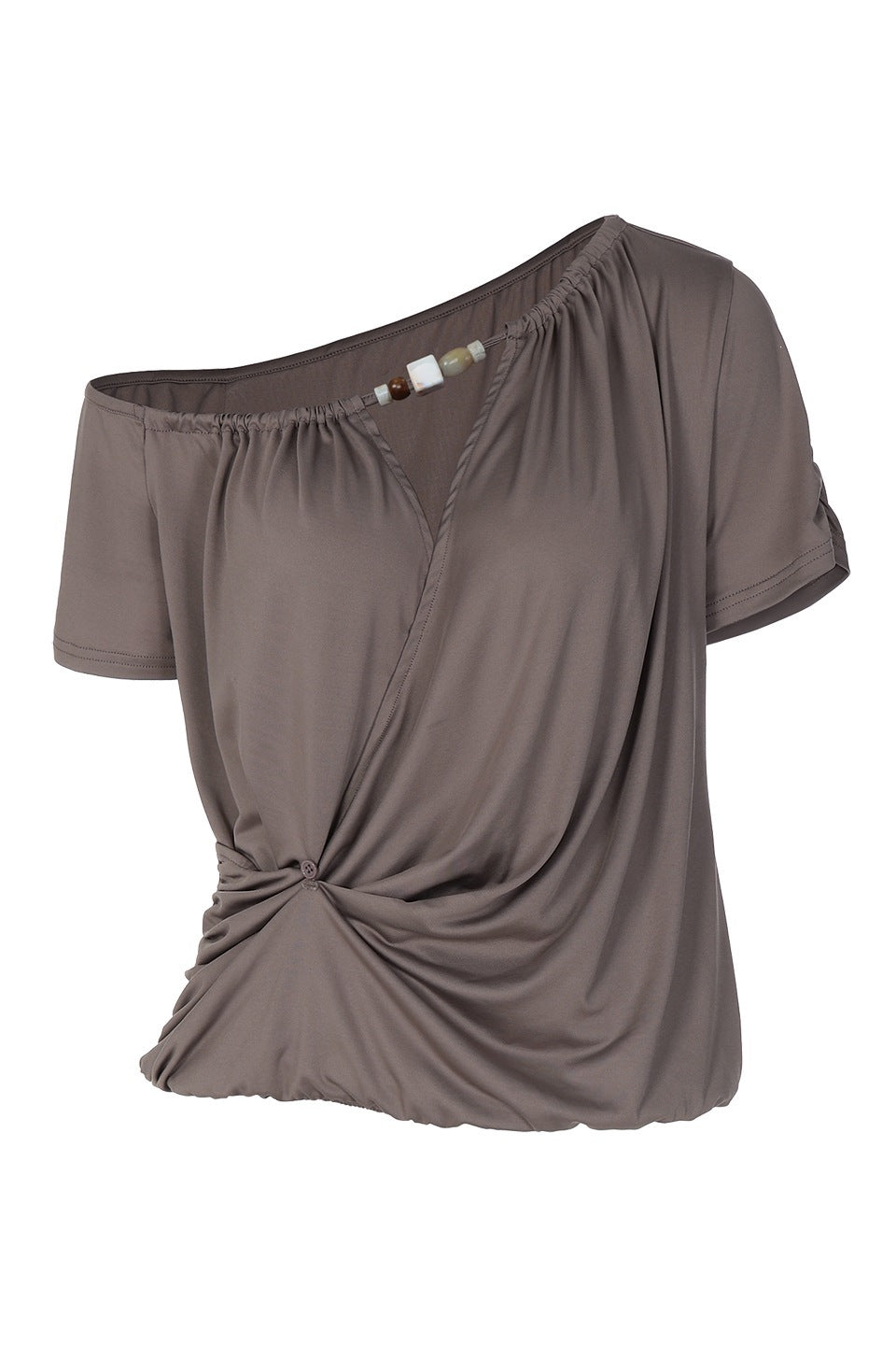 Taupe Twist Top