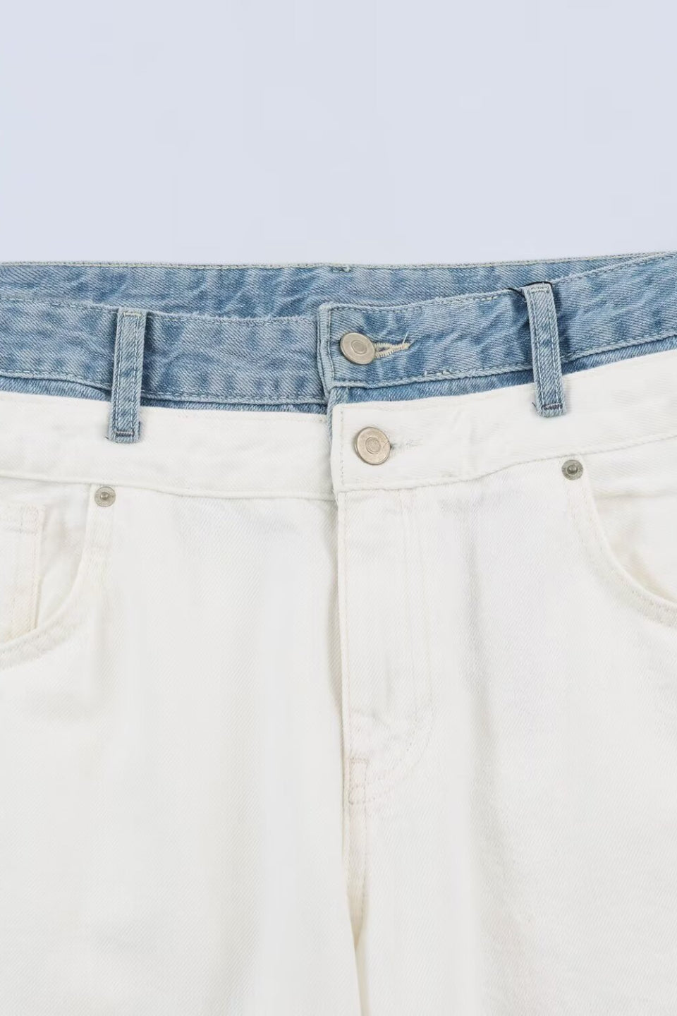 Double Waist Denim Jeans
