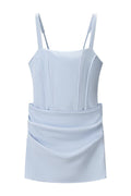 Blue Corset Mini Dress