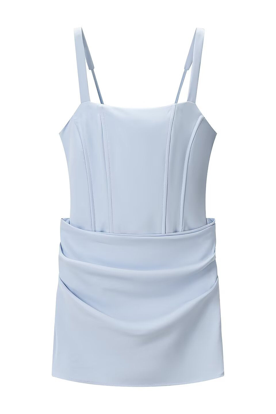 Blue Corset Mini Dress