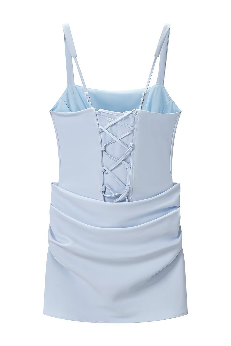 Blue Corset Mini Dress