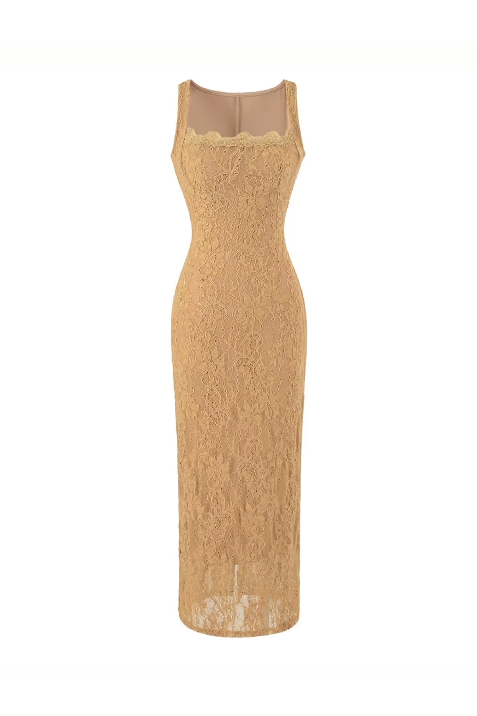 Almond Lace Muse Maxi Dress