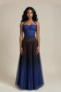 Midnight Ombre Gown