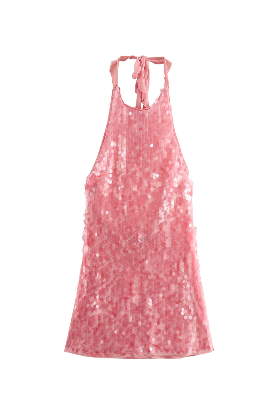 Blush Sequin Mini Dress