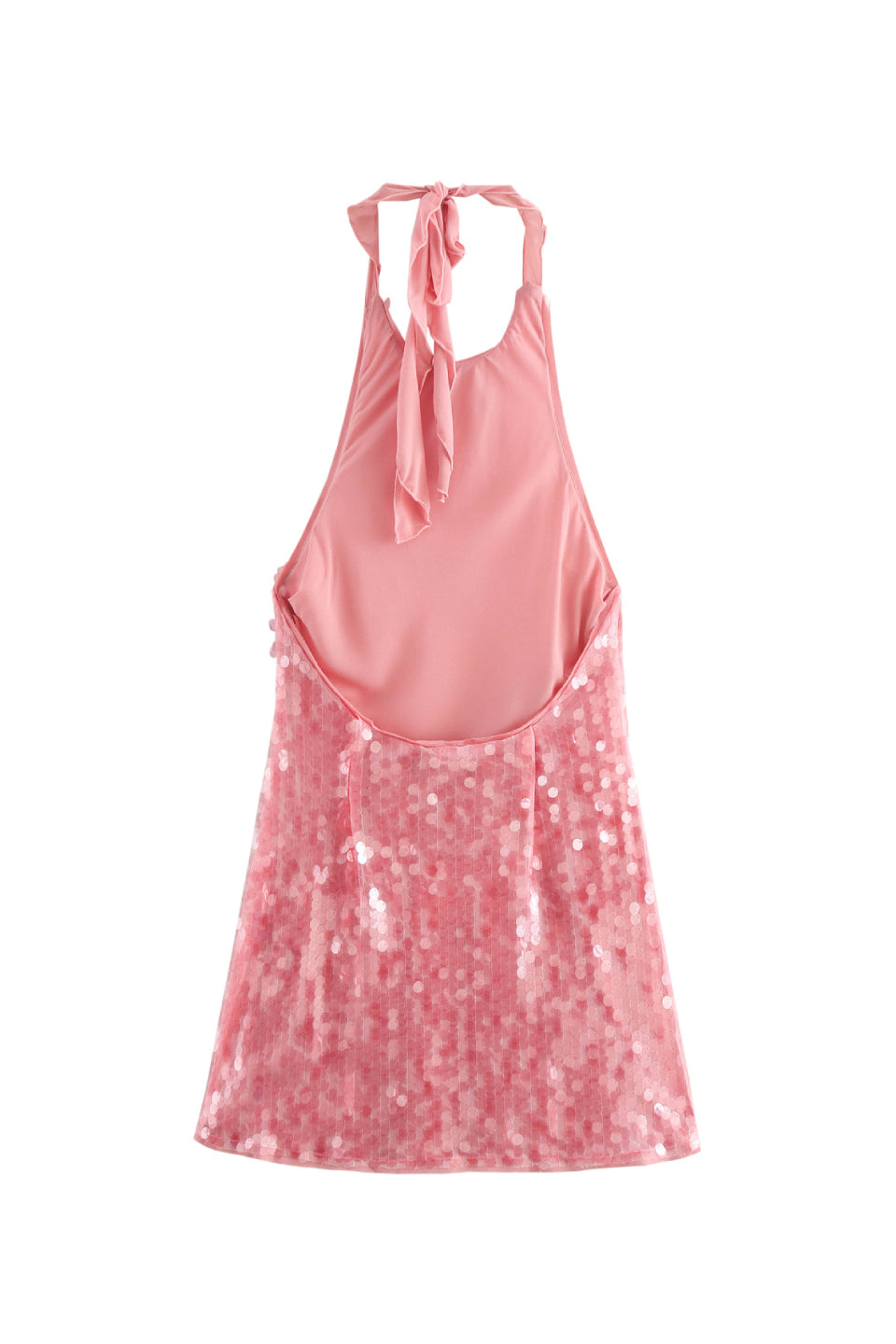 Blush Sequin Mini Dress