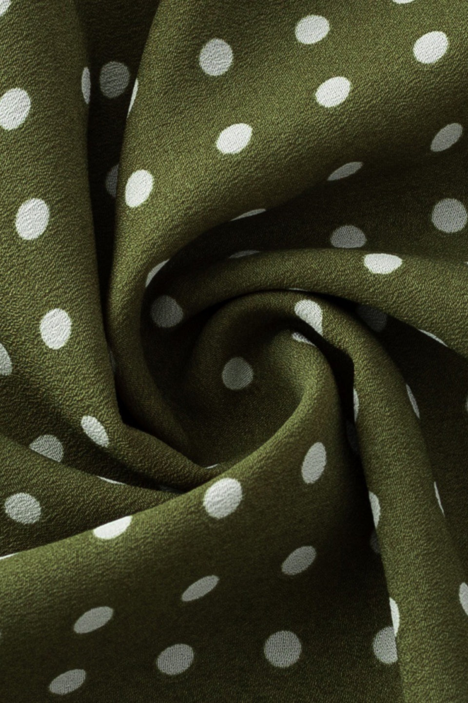 Olive Dot Slip Mini Dress