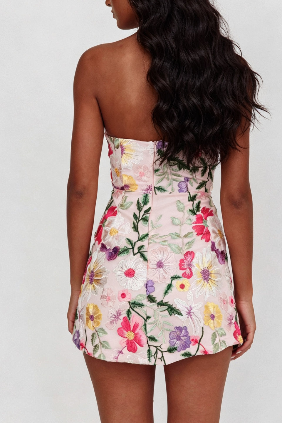 Petal Bloom Mini Dress