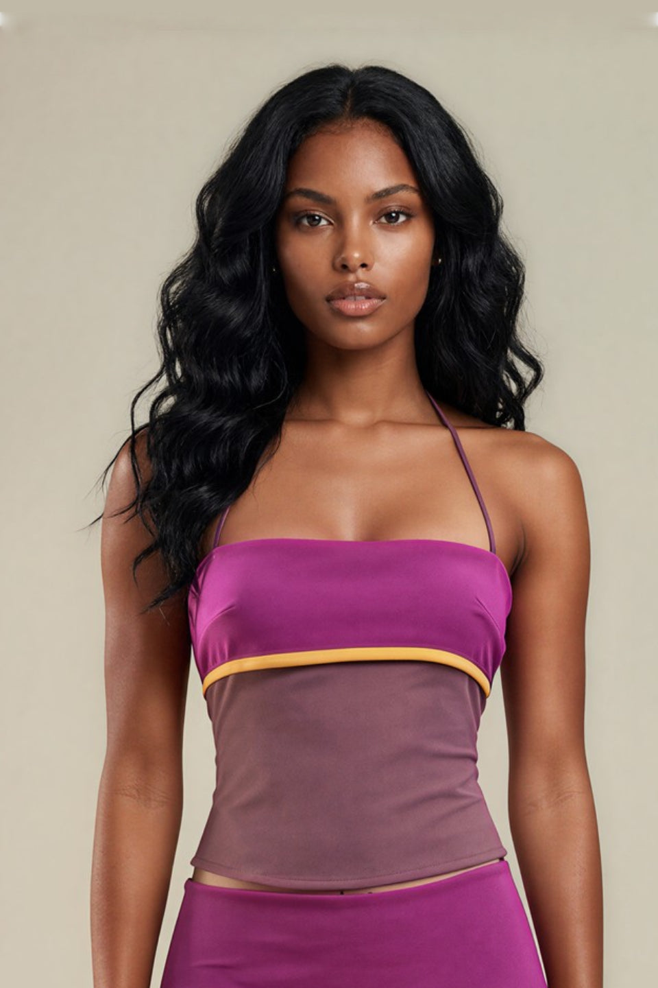Sunset Corset Tube Top