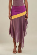Sunset Chiffon Maxi Skirt
