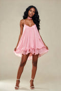 Blush Sparkle Mini Dress