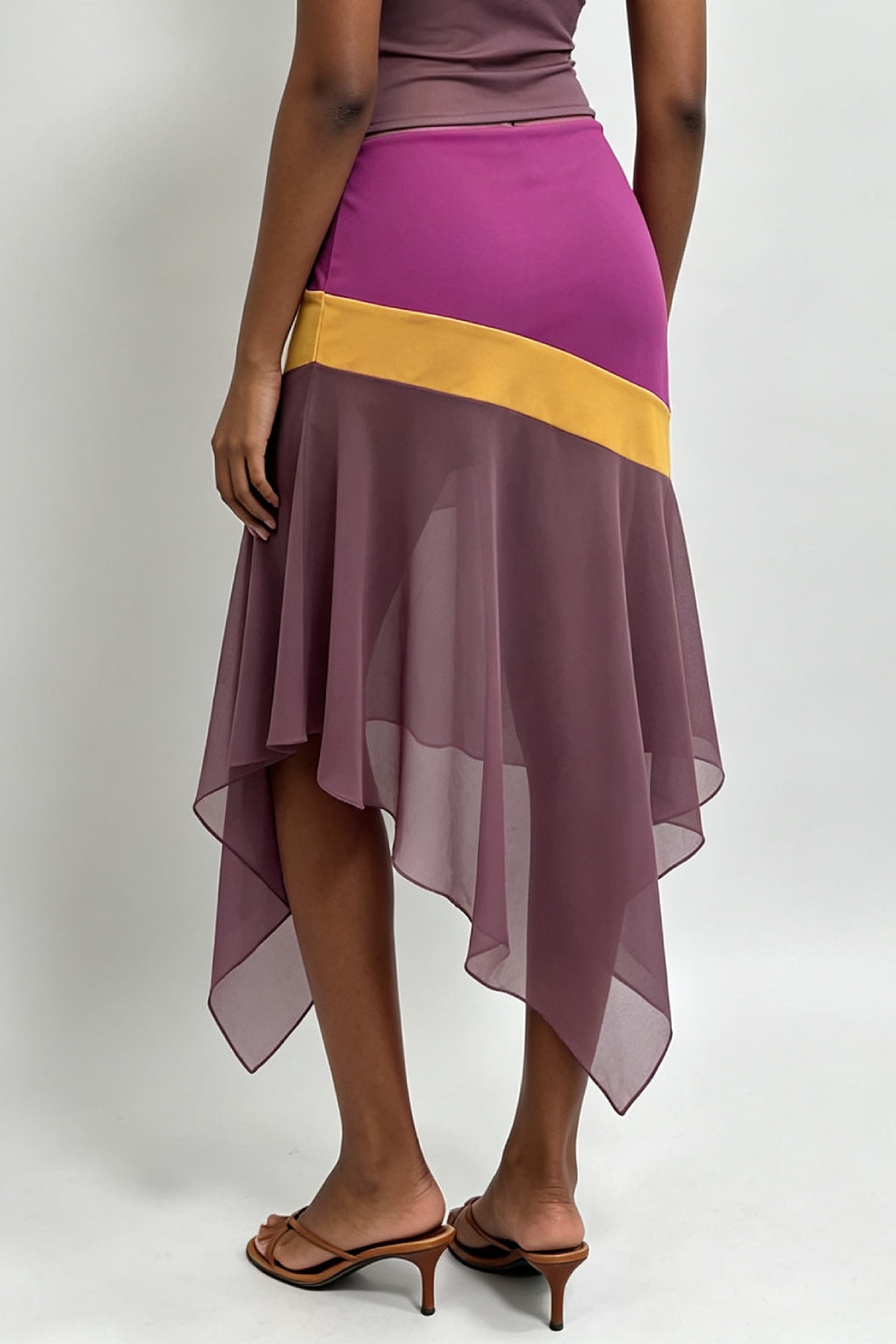 Sunset Chiffon Maxi Skirt