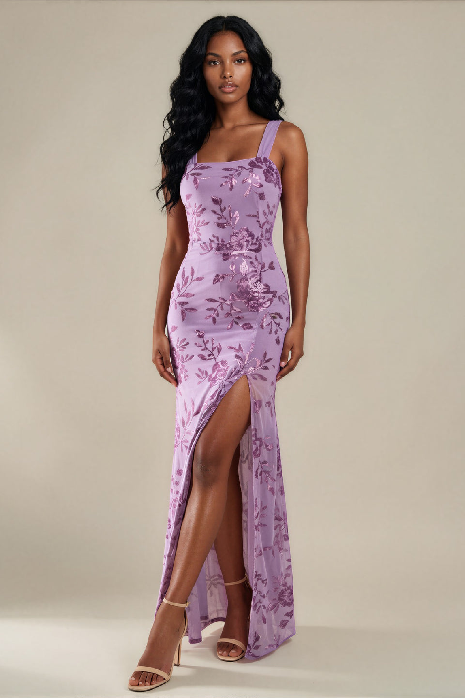 Lavender Bloom Gown