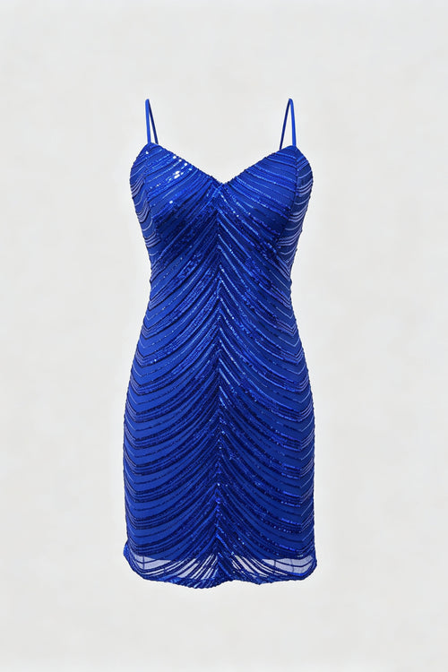 Blue Prism Sequin Mini Dress