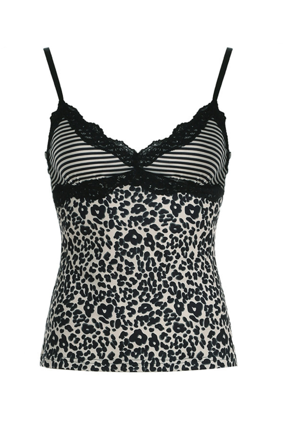 Leopard Lace Cami Top