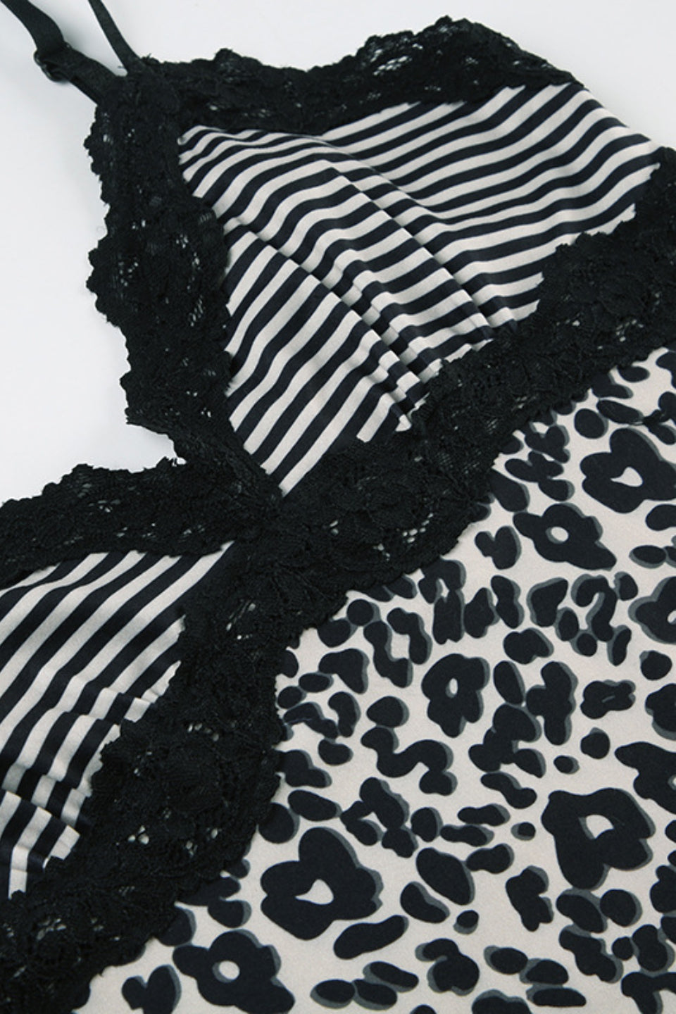 Leopard Lace Cami Top