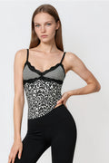 Leopard Lace Cami Top