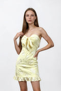 Daisy Bow Mini Dress