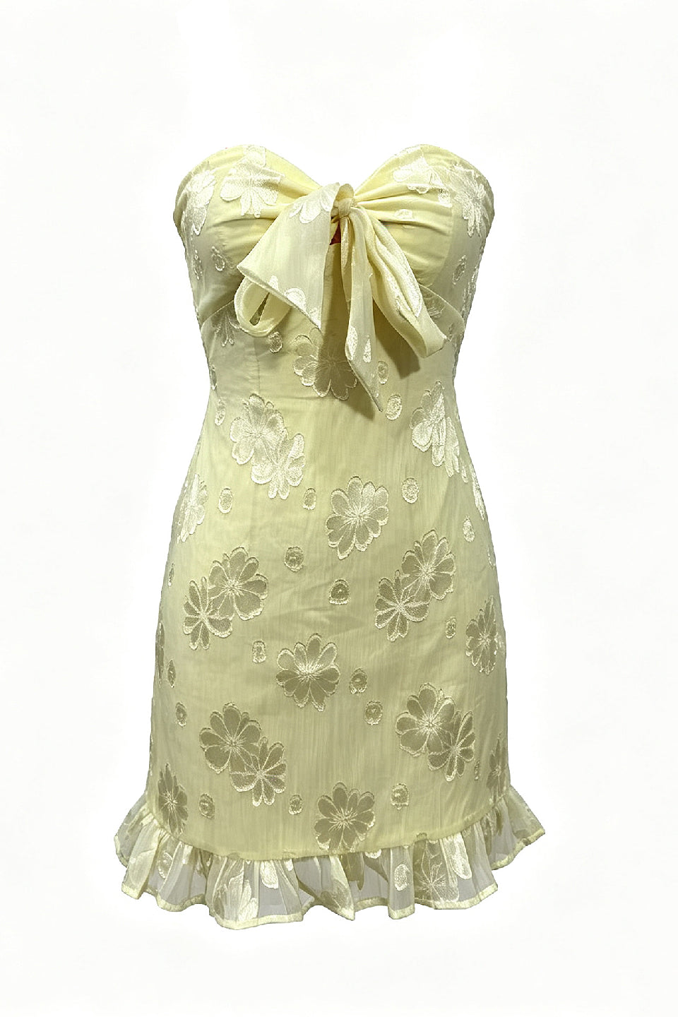 Daisy Bow Mini Dress