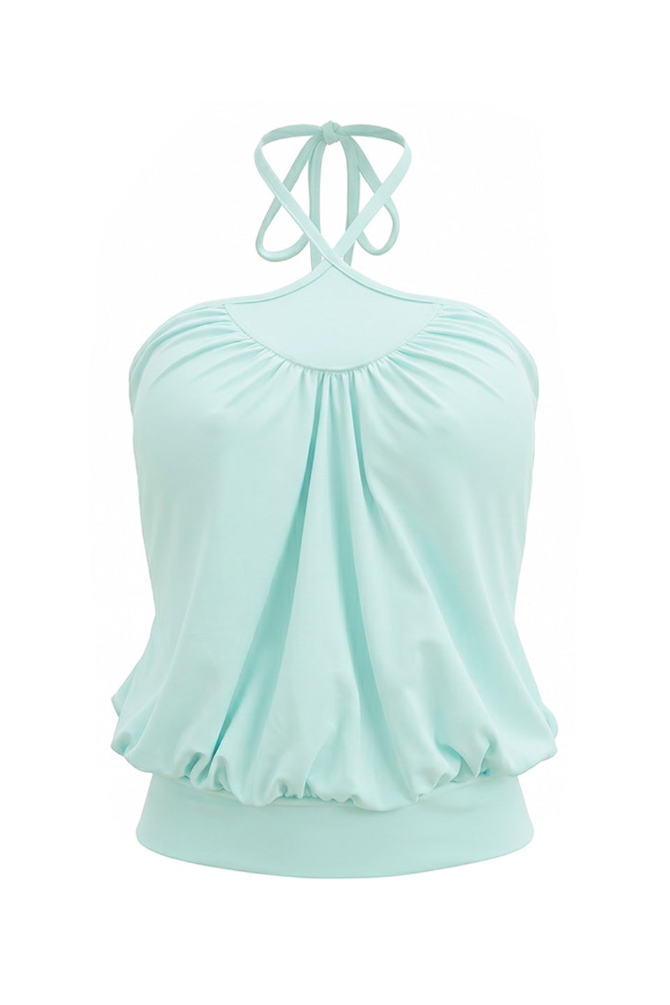 Mint Crisscross Cami Top