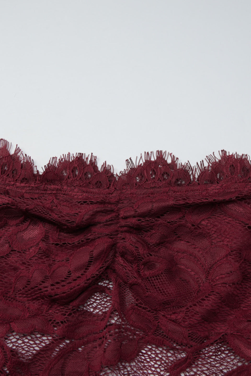 Burgundy Lace Muse Top