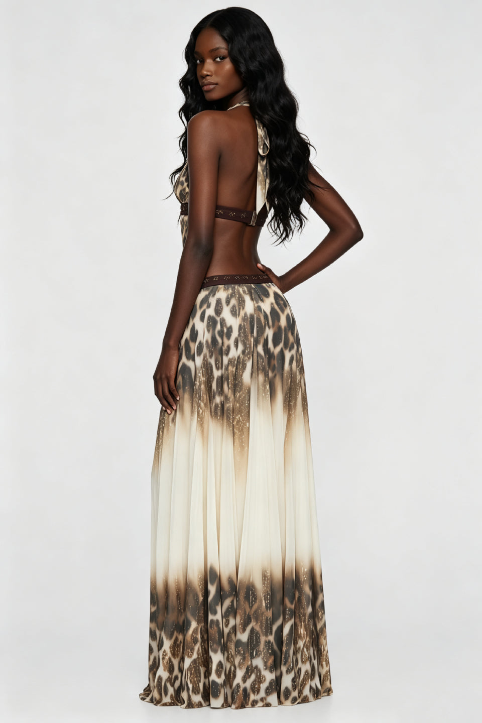 Leopard Ombre Muse Maxi Dress