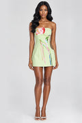 Mint Tulip Cutout Mini Dress