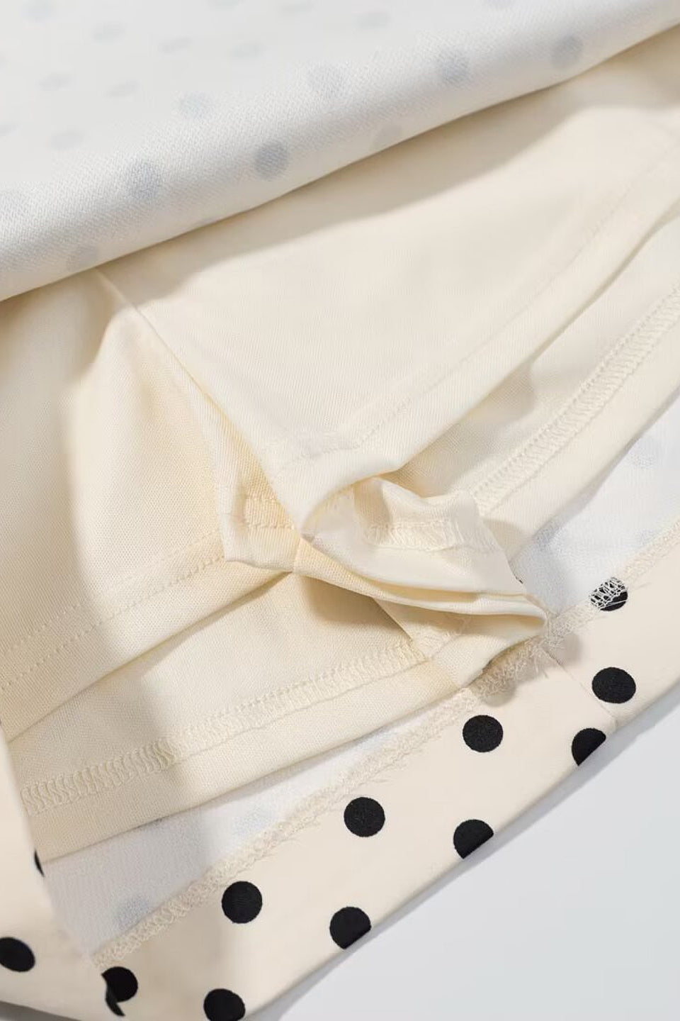 Polka Dot Bow Mini Dress