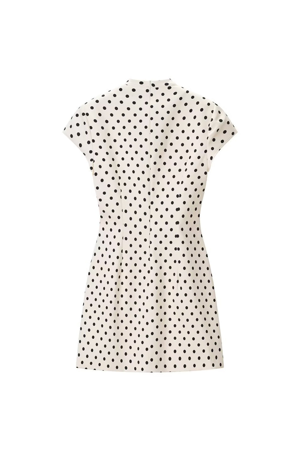Polka Dot Bow Mini Dress
