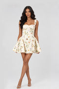 Butterfly Corset Mini Dress