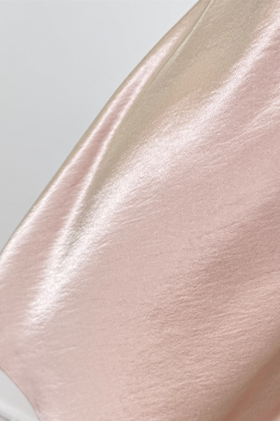 Blush Pearl Satin Mini Dress