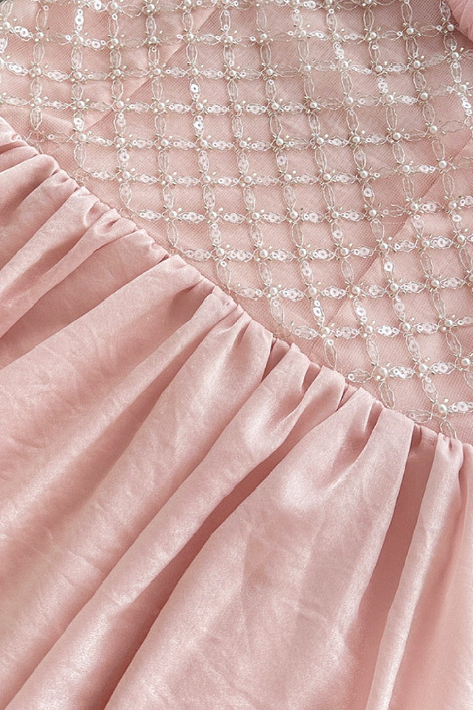 Blush Bow Corset Midi Dress