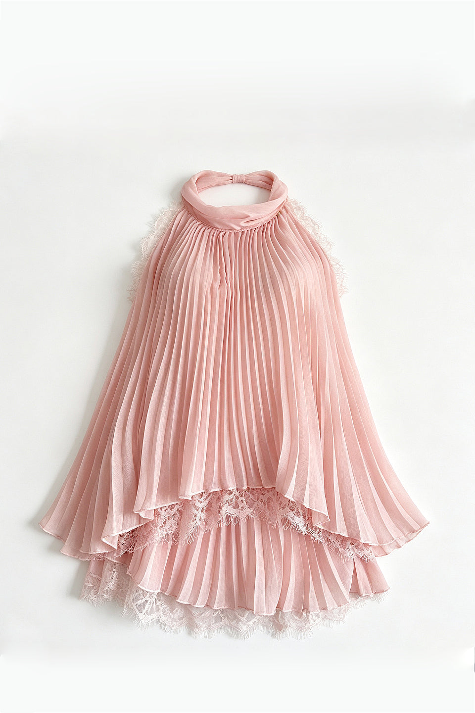 Bow Chiffon Skort Mini Dress Set