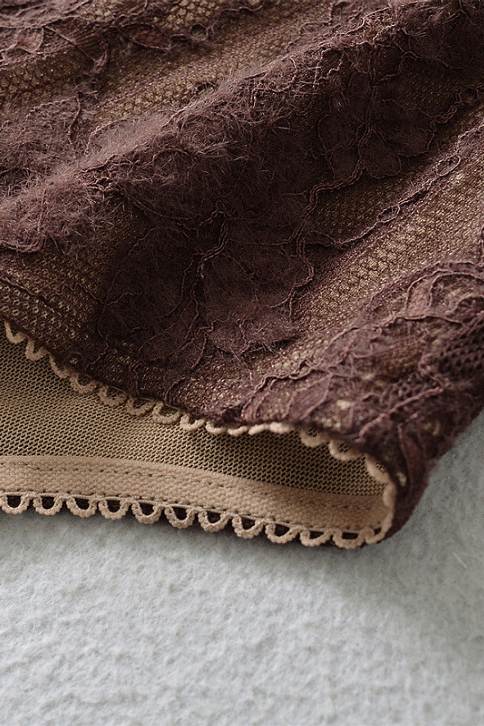 Mocha Twist Lace Bodysuit
