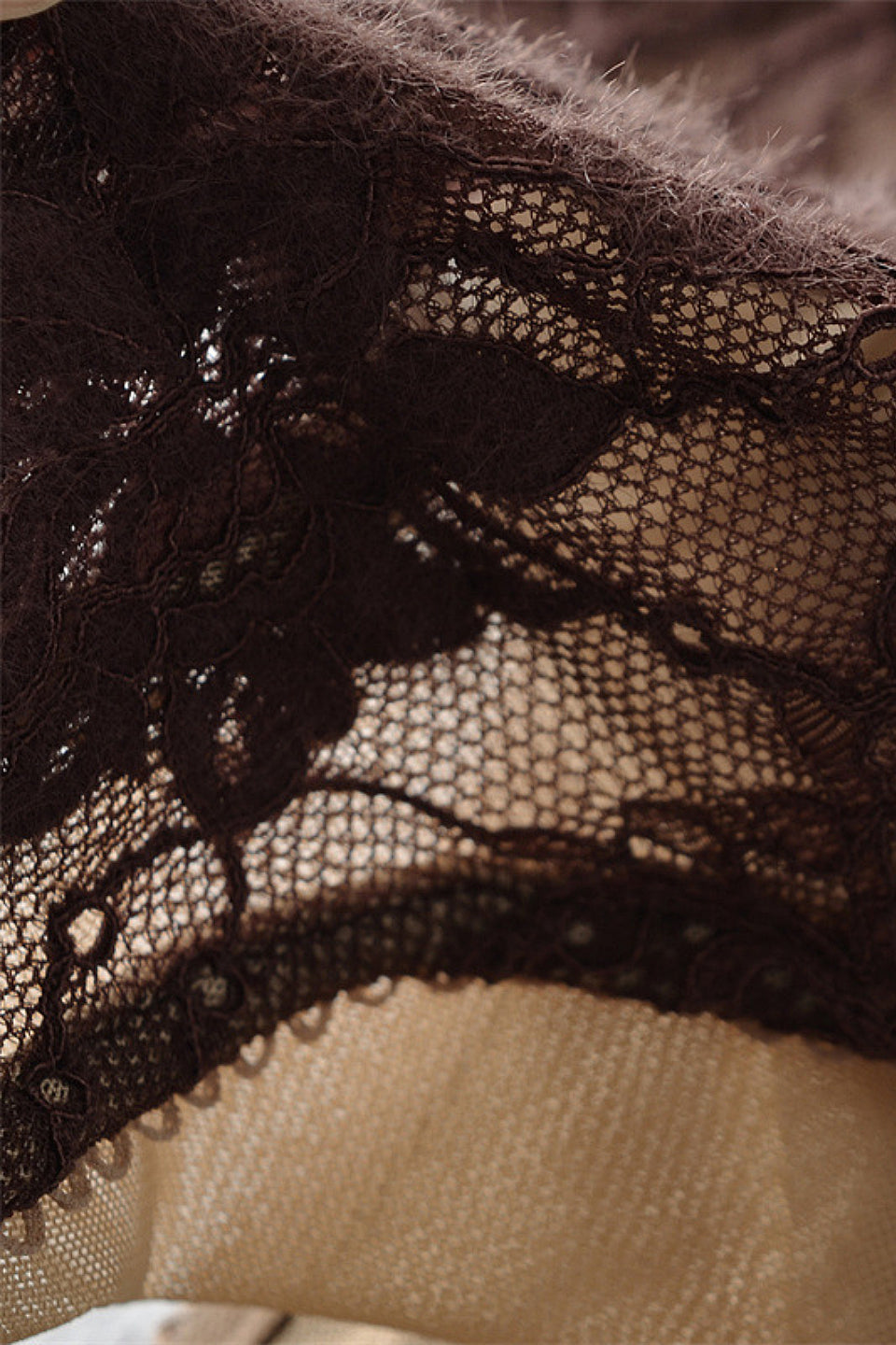 Mocha Twist Lace Bodysuit