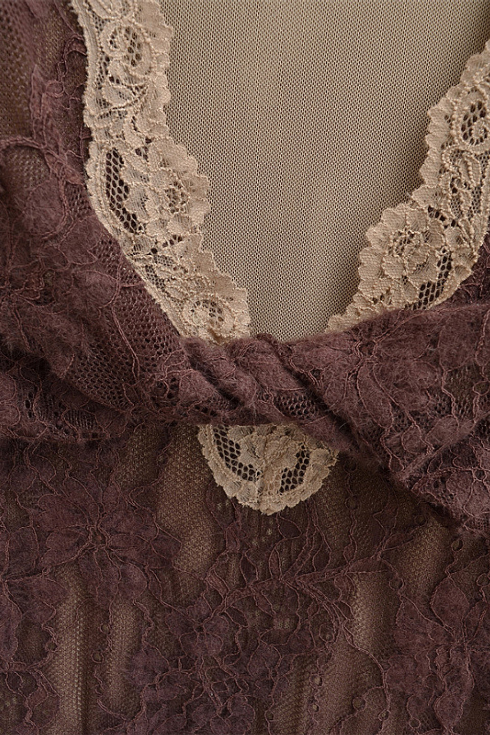 Mocha Twist Lace Bodysuit