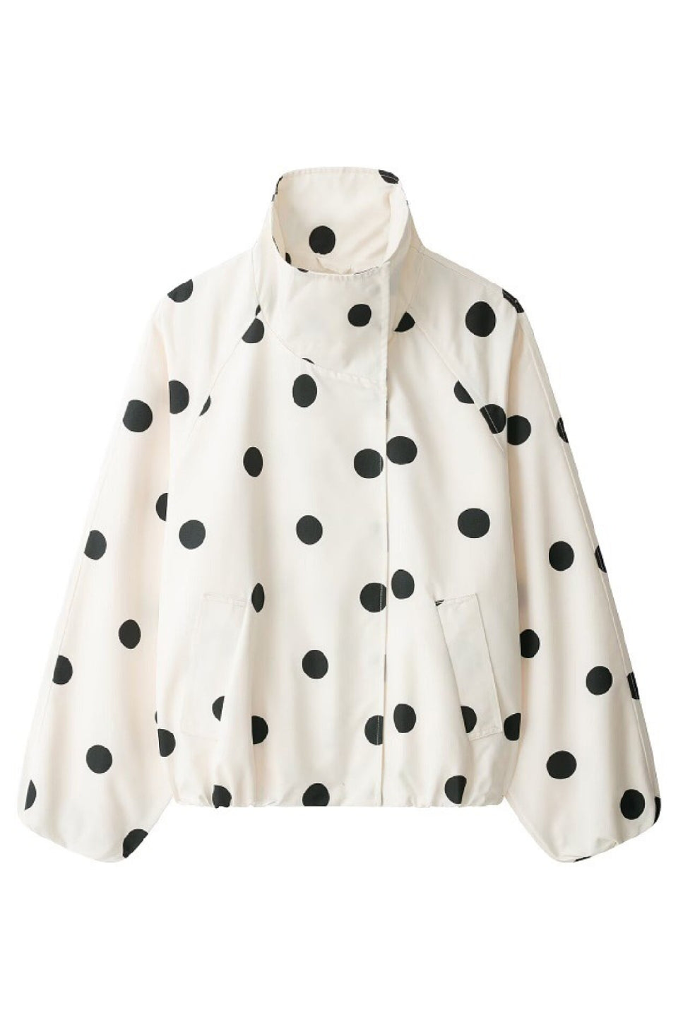 Ivory Dot Button Jacket