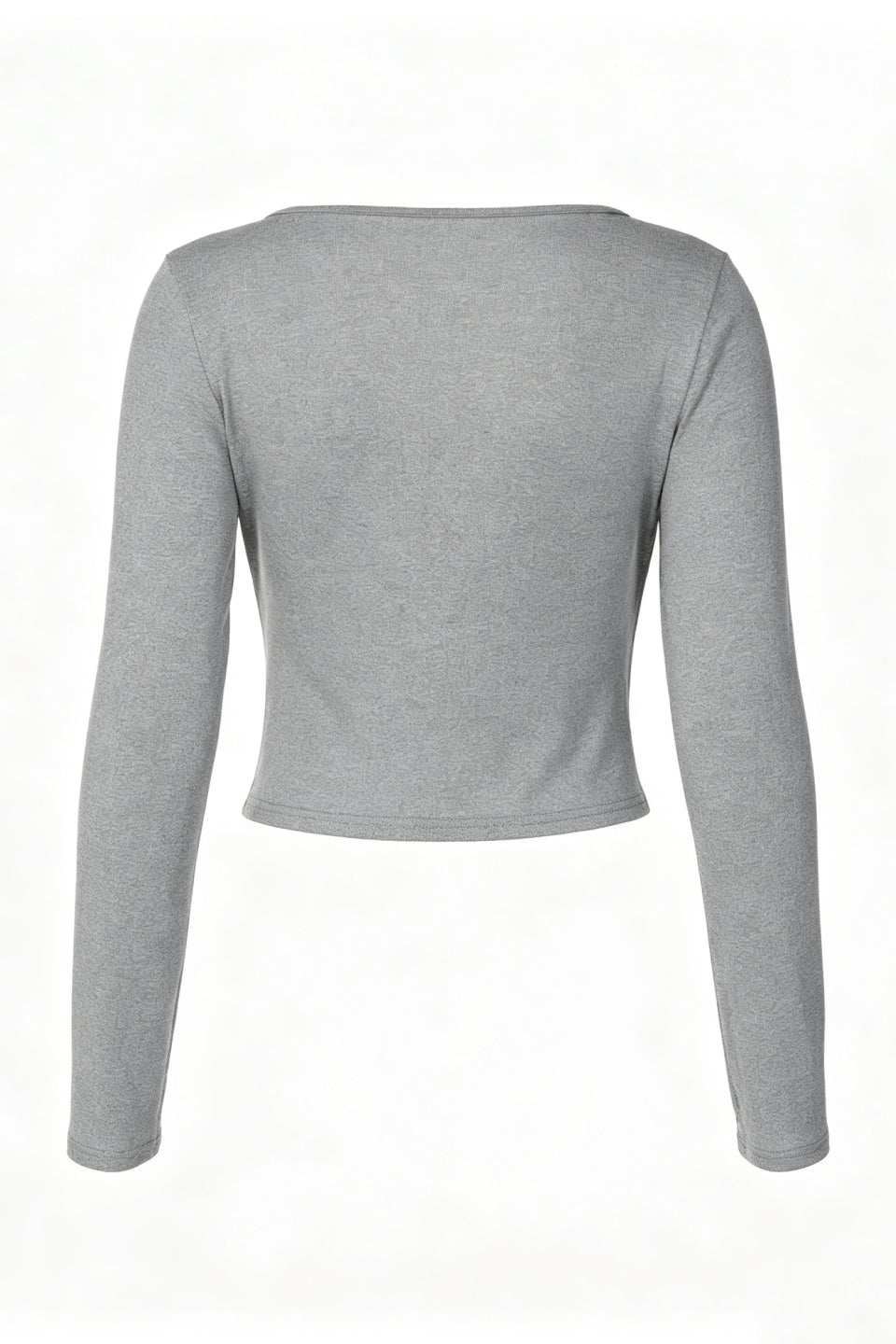 Grey Mint Lace Wrap Top