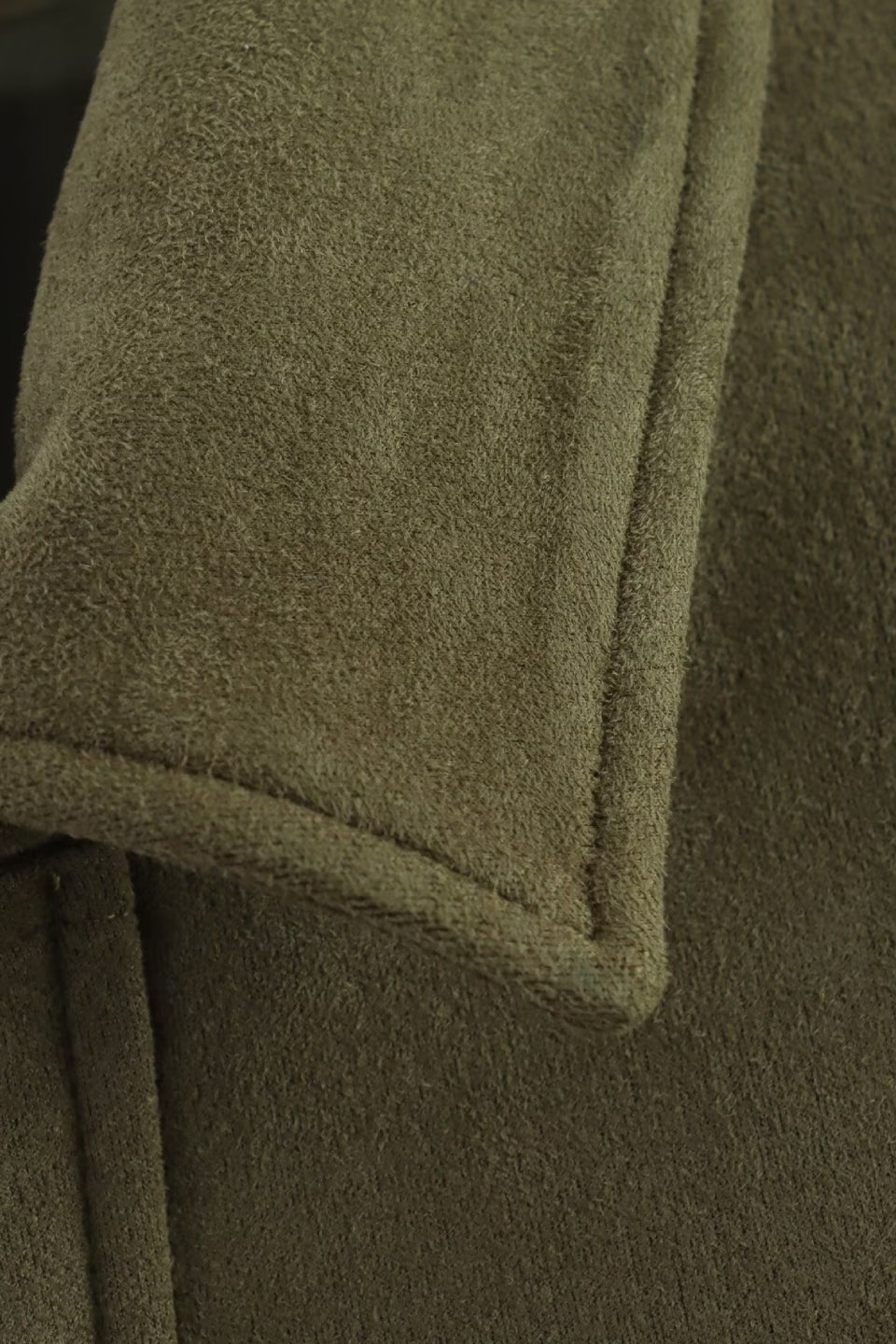 Olive Batwing Suede Jacket